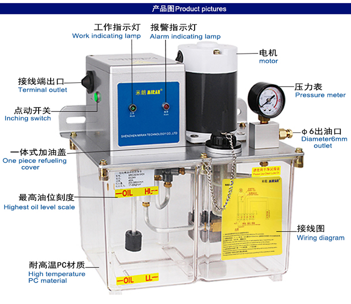 MRG-3205(5L)油脂稀油一體電動(dòng)潤滑油泵微PLC型
